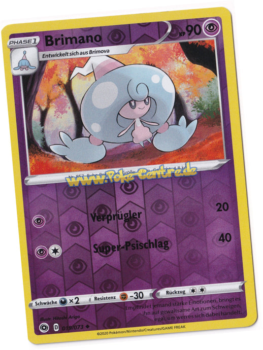 Brimano 019/073 Uncommon Reverse Holo - Weg des Champs Deutsch