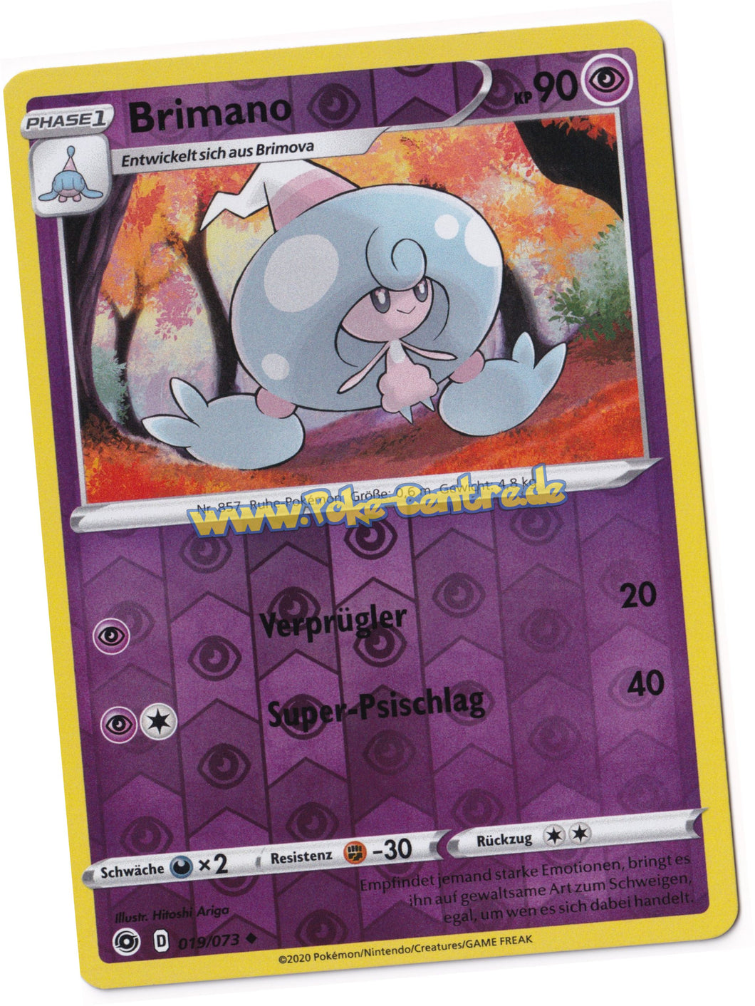 Brimano 019/073 Uncommon Reverse Holo - Weg des Champs Deutsch