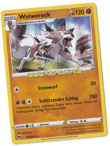 Wolwerock  030/073 Rare Holo - Weg des Champs Deutsch