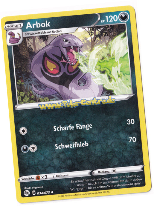 Arbok 034/073 Uncommon - Weg des Champs Deutsch
