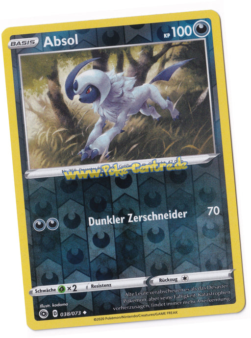 Absol 038/073 Uncommon Reverse Holo - Weg des Champs Deutsch