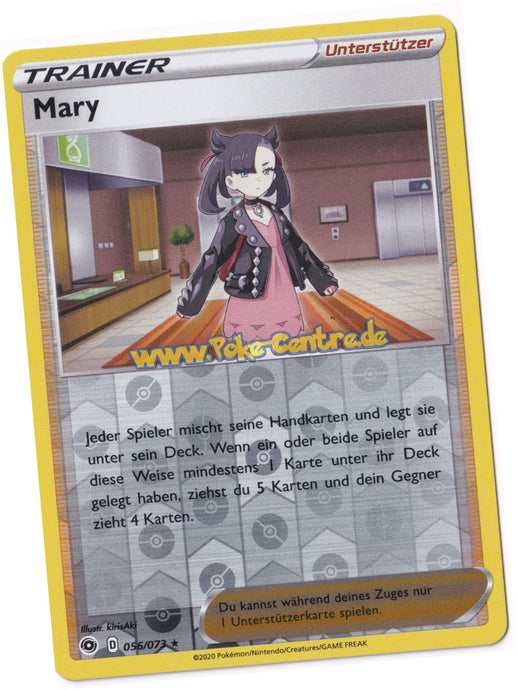 Mary 056/073 Rare Reverse Holo - Weg des Champs Deutsch