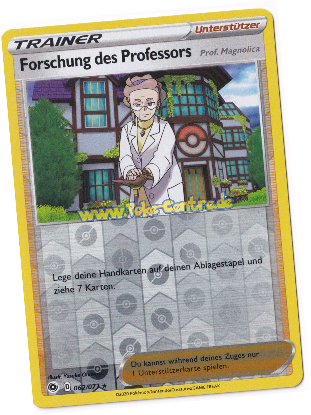 Forschung des Professors 062/073 Rare Reverse Holo - Weg des Champs Deutsch