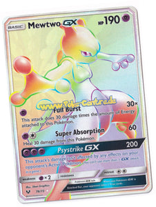 Mewtwo GX 76/73 Secret Rare - Schimmernde Legenden Englisch