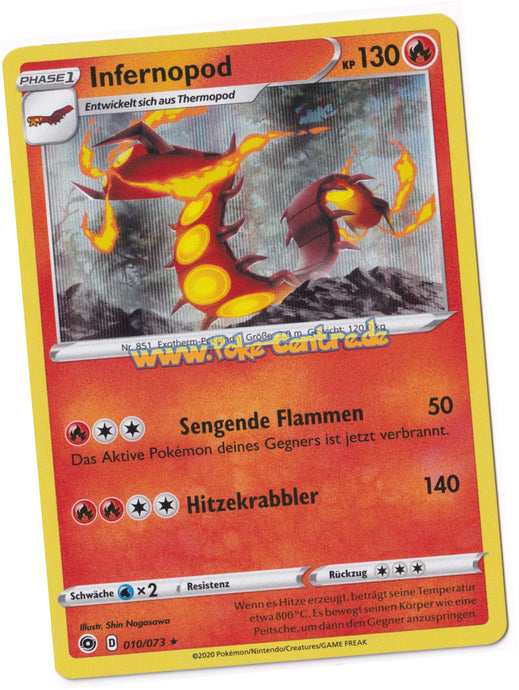 Infernopod 010/073 Rare Holo - Weg des Champs Deutsch