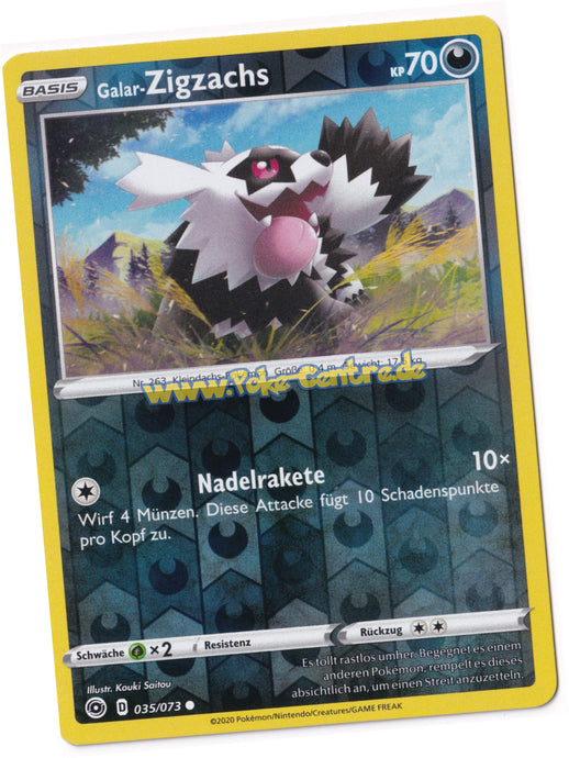Galar-Zigzachs 035/073 Common Reverse Holo - Weg des Champs Deutsch