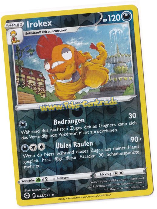 Irokex 042/073 Rare Reverse Holo - Weg des Champs Deutsch