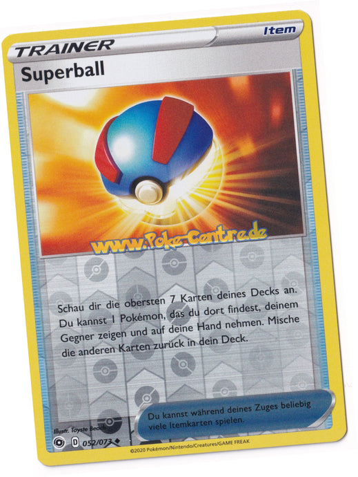Superball 052/073 Uncommon Reverse Holo - Weg des Champs Deutsch