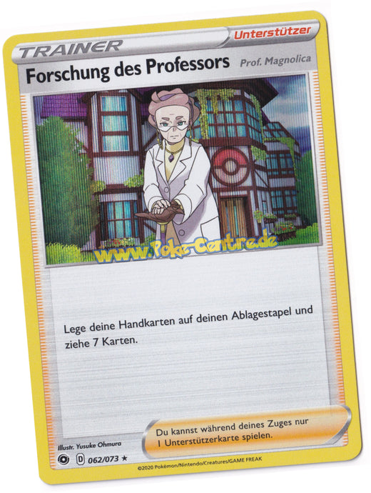 Forschung des Professors 062/073 Rare Holo - Weg des Champs Deutsch
