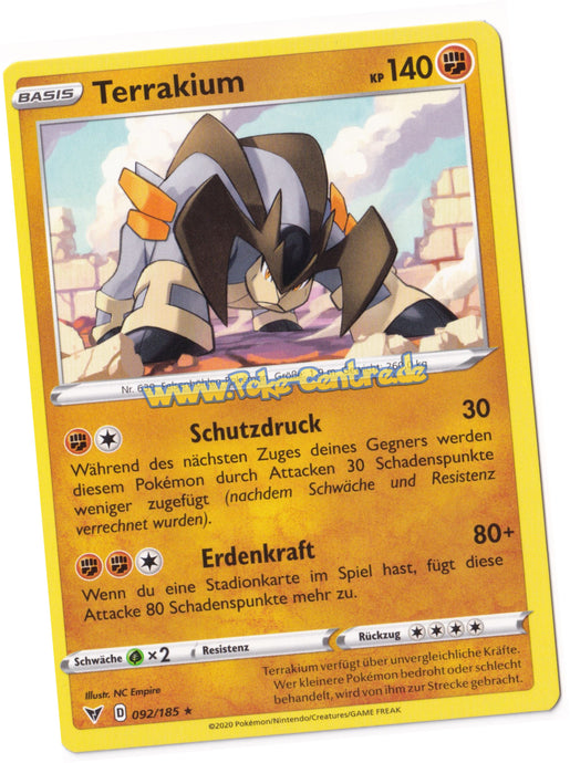 Terrakium 092/185 Rare - Farbenschock Deutsch