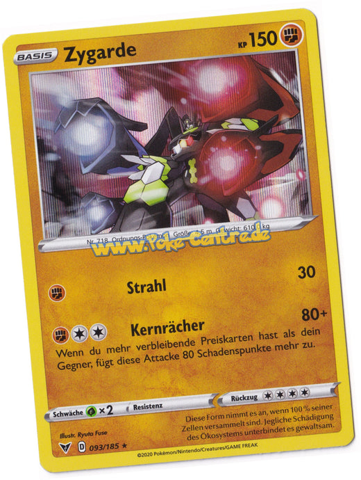 Zygarde 093/185 Rare Holo - Farbenschock Deutsch
