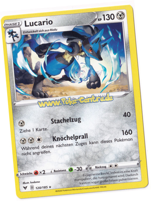 Lucario 120/185 Rare - Farbenschock Deutsch