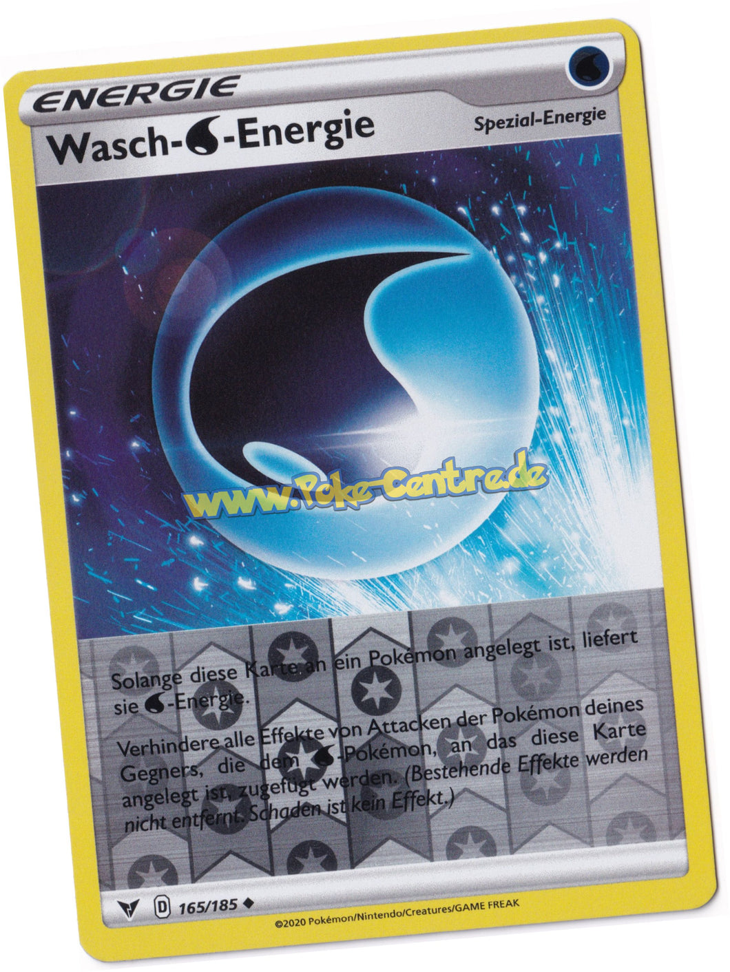 Wasch-Wasser-Energie 165/185 Uncommon Reverse Holo - Farbenschock Deutsch