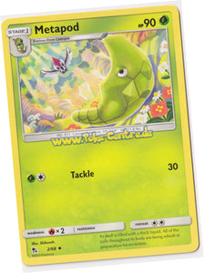 Metapod 2/68 Uncommon - Hidden Fates Englisch