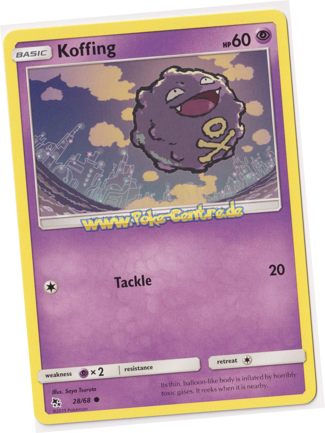 Koffing 28/68 Common - Hidden Fates Englisch