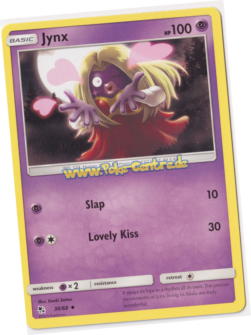 Jynx 30/68 Uncommon - Hidden Fates Englisch