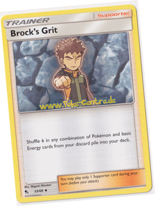 Brock's Grit 53/68 Uncommon - Hidden Fates Englisch
