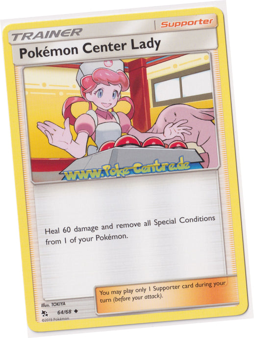Pokémon Center Lady 64/68 Uncommon - Hidden Fates Englisch