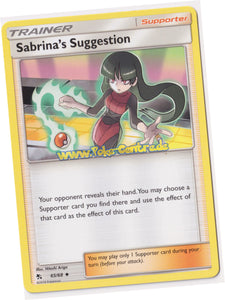 Sabrina's Suggestion 65/68 Uncommon - Hidden Fates Englisch