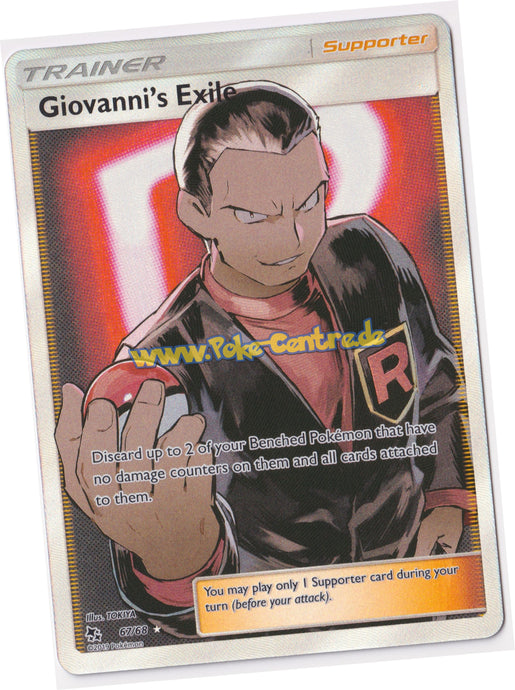 Giovanni's Exile 67/68 Ultra Rare - Hidden Fates Englisch