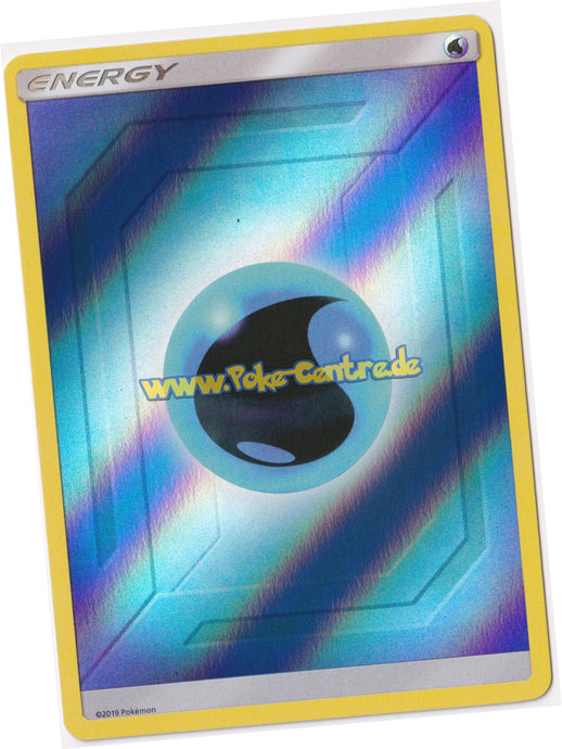 Wasser Energie Reverse Holo - Hidden Fates Englisch