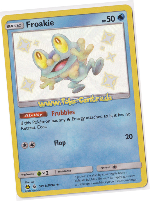 Froakie SV11/SV94 Rare Shiny Holo - Hidden Fates Englisch