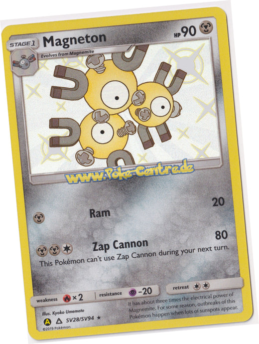 Magneton SV28/SV94 Rare Shiny Holo - Hidden Fates Englisch