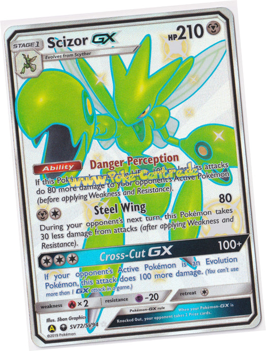 Scizor GX SV72/SV94 Shiny Ultra Rare - Hidden Fates Englisch