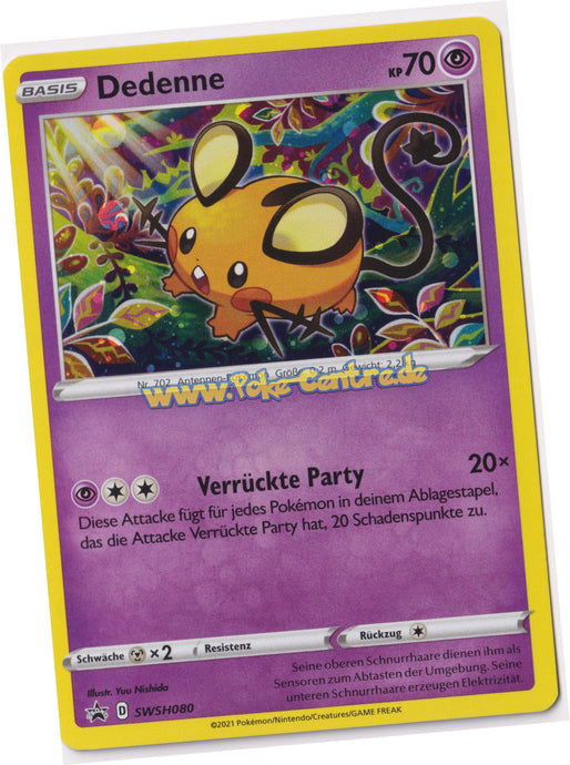 Dedenne SWSH080 Holo - Glänzendes Schicksal Promo Deutsch