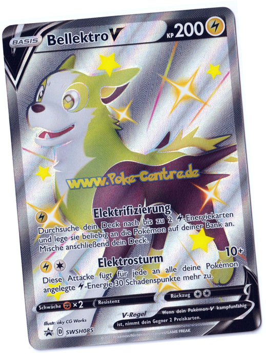 Bellektro V SWSH085 Shiny Ultra Rare - Glänzendes Schicksal Promo Deutsch