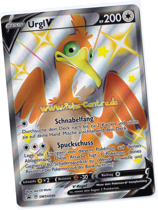 Urgl V SWSH086 Shiny Ultra Rare - Glänzendes Schicksal Promo Deutsch