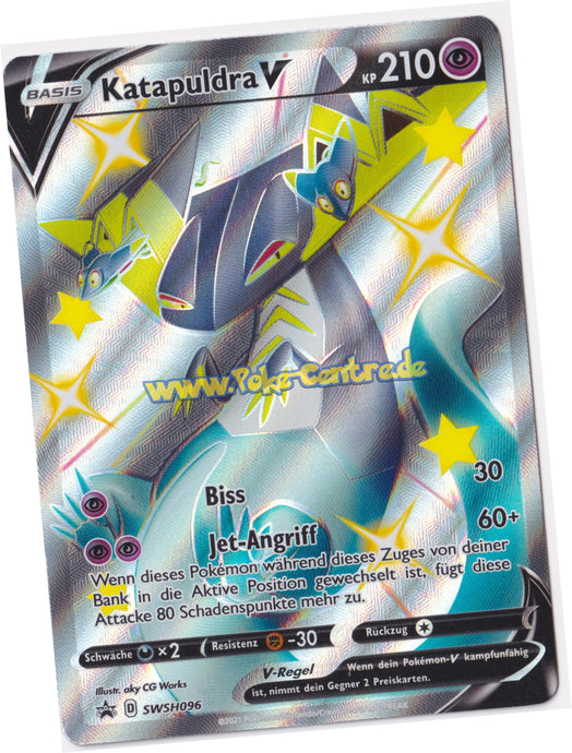 Katapuldra V SWSH096 Shiny Ultra Rare - Glänzendes Schicksal Promo Deutsch
