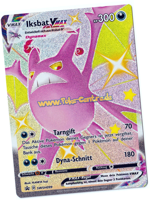 Iksbat VMAX SWSH099 Shiny Ultra Rare - Glänzendes Schicksal Promo Deutsch