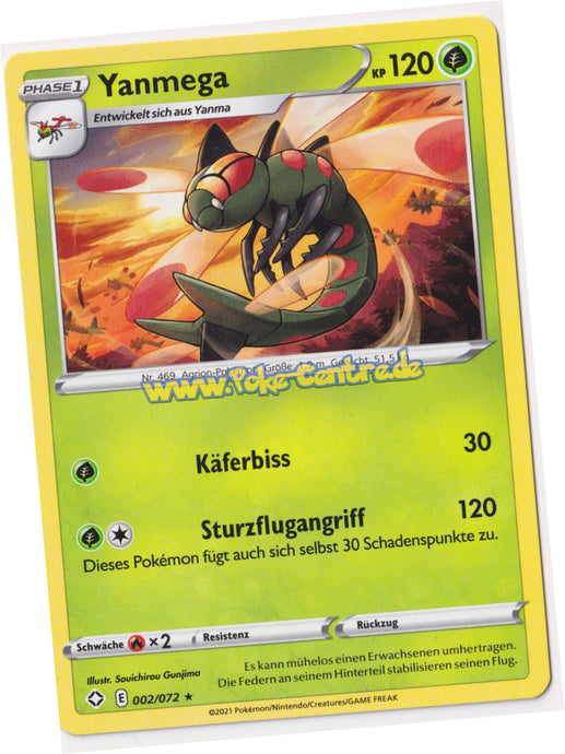 Yanmega 002/072 Rare - Glänzendes Schicksal Deutsch
