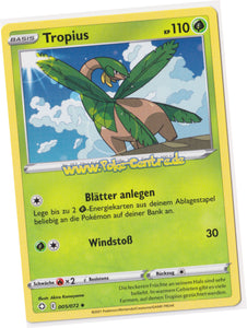 Tropius 005/072 Uncommon - Glänzendes Schicksal Deutsch