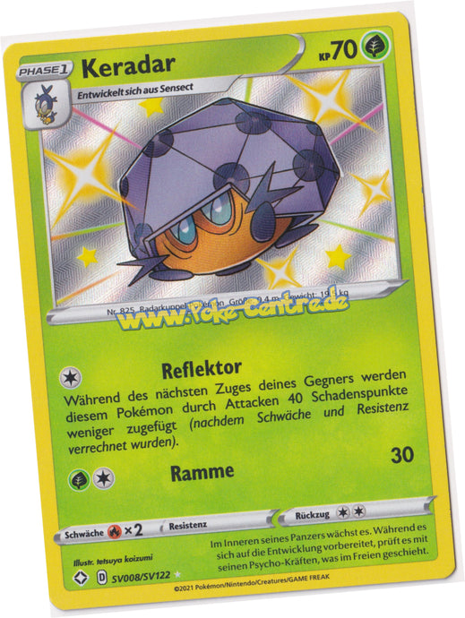 Keradar SV008/SV122 Rare Shiny Holo - Glänzendes Schicksal Deutsch