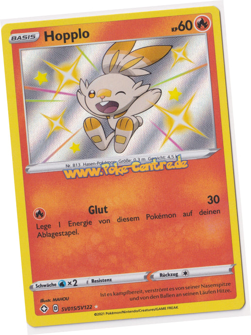 Hopplo SV015/SV122 Rare Shiny Holo - Glänzendes Schicksal Deutsch