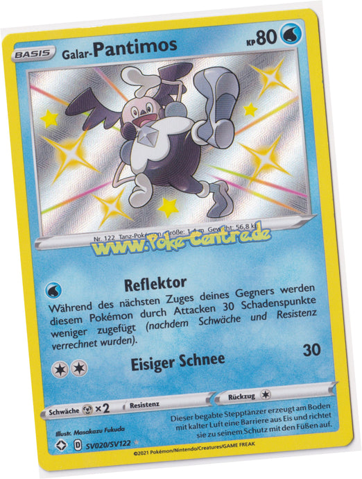 Galar-Pantimos SV020/SV122 Rare Shiny Holo - Glänzendes Schicksal Deutsch