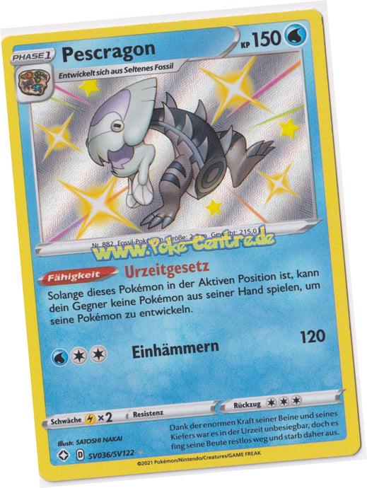 Pescragon SV036/SV122 Rare Shiny Holo - Glänzendes Schicksal Deutsch