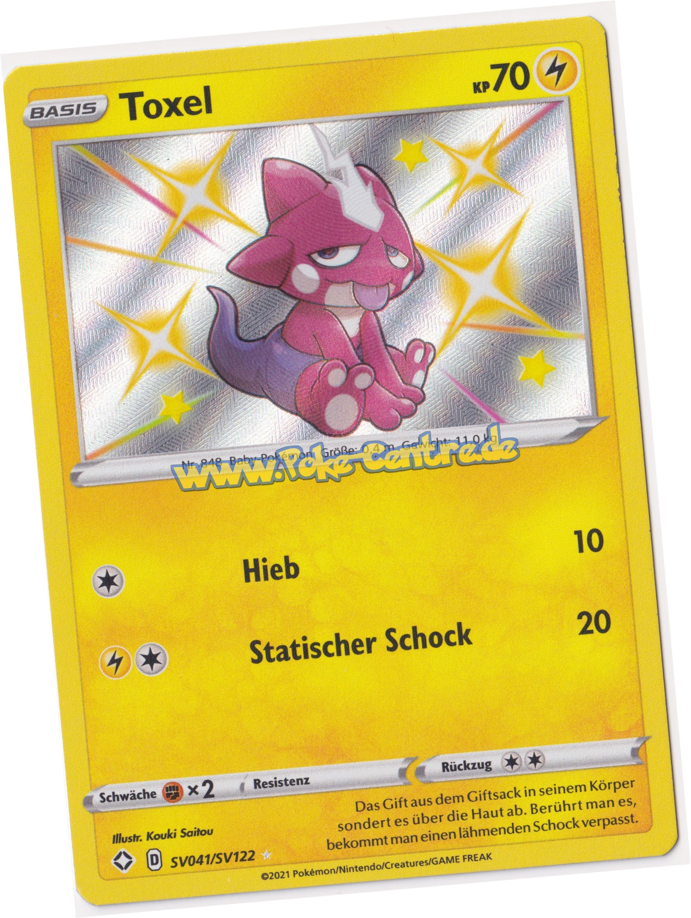 Bestelle jetzt Toxel - SV041/SV122 - Glänzendes Schicksal - Secret Rare bei  GECO!, 6,49 €