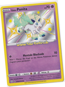 Galar-Ponita SV047/SV122 Rare Shiny Holo - Glänzendes Schicksal Deutsch