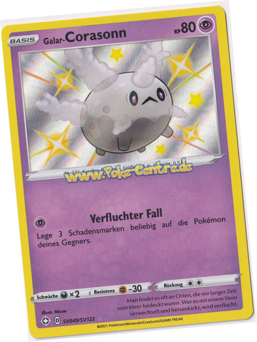 Galar-Corasonn SV049/SV122 Rare Shiny Holo - Glänzendes Schicksal Deutsch