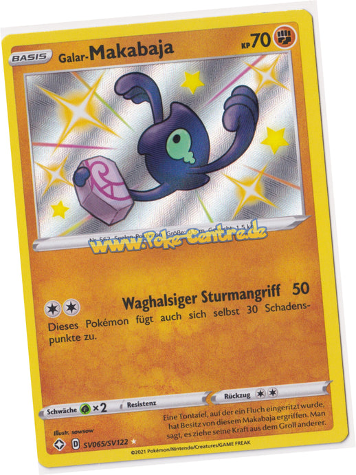 Galar-Makabaja SV065/SV122 Rare Shiny Holo - Glänzendes Schicksal Deutsch