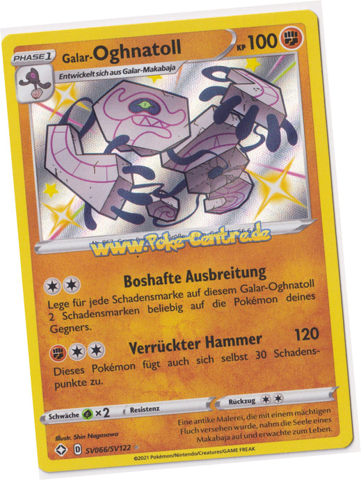 Galar-Oghnatoll SV066/SV122 Rare Shiny Holo - Glänzendes Schicksal Deutsch