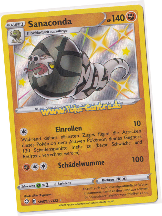 Sanaconda SV071/SV122 Rare Shiny Holo - Glänzendes Schicksal Deutsch