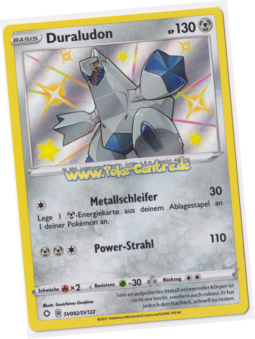Duraludon SV092/SV122 Rare Shiny Holo - Glänzendes Schicksal Deutsch