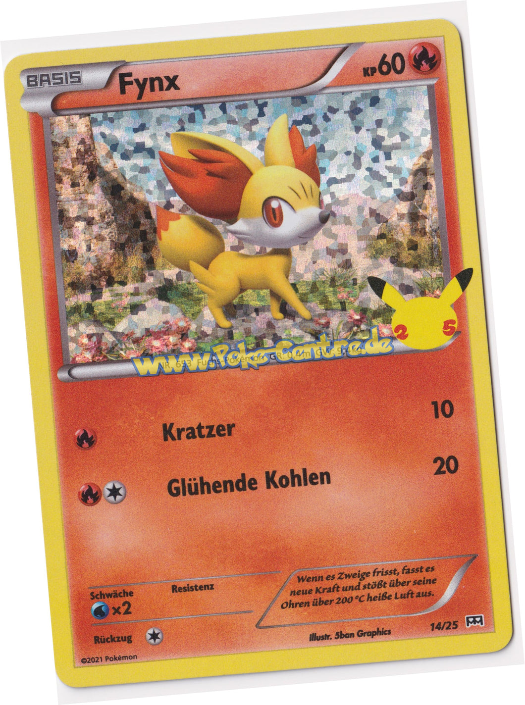 Fynx 14/25 Holo - Mc Donald´s Promo Deutsch
