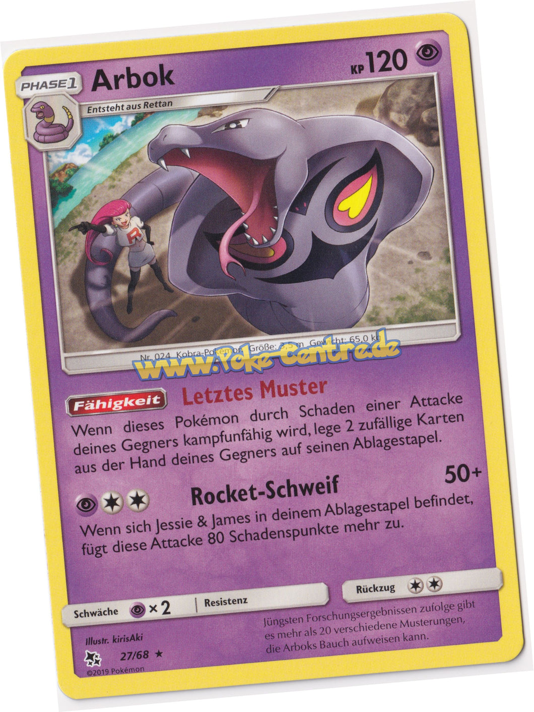 Arbok 27/68 Rare - Verborgenes Schicksal Deutsch