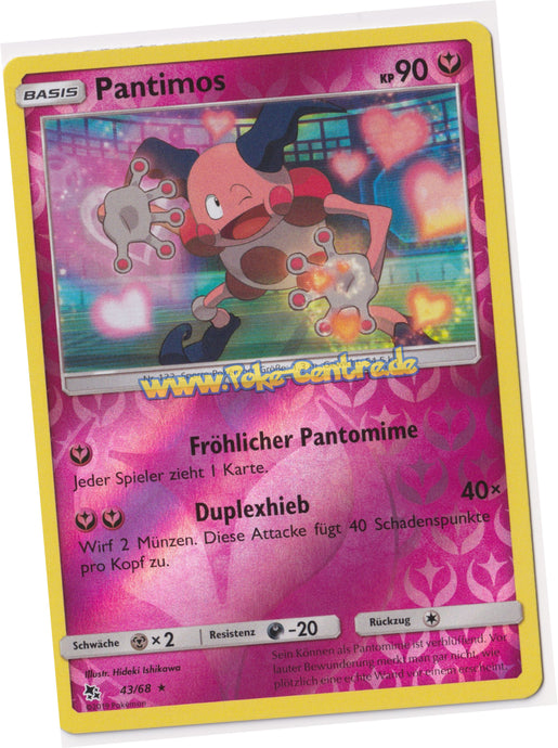 Pantimos 43/68 Rare Reverse Holo - Verborgenes Schicksal Deutsch