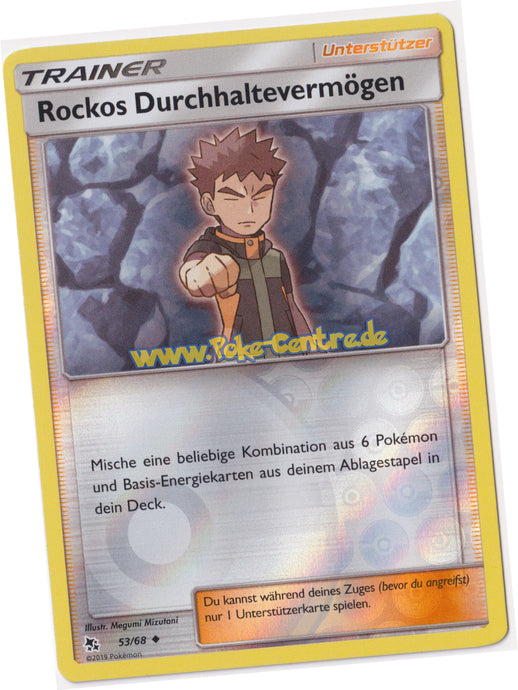 Rockos Durchhaltevermögen 53/68 Uncommon Reverse Holo - Verborgenes Schicksal Deutsch